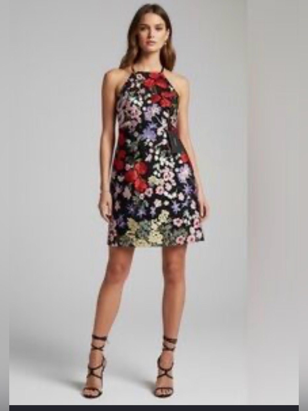 Lulu’s 3D Floral Embroidery Dress